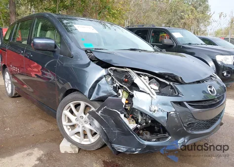 2012 Mazda Mazda5 Grand Touring из США, поврежденный, VIN JM1CW2DLXC0140508